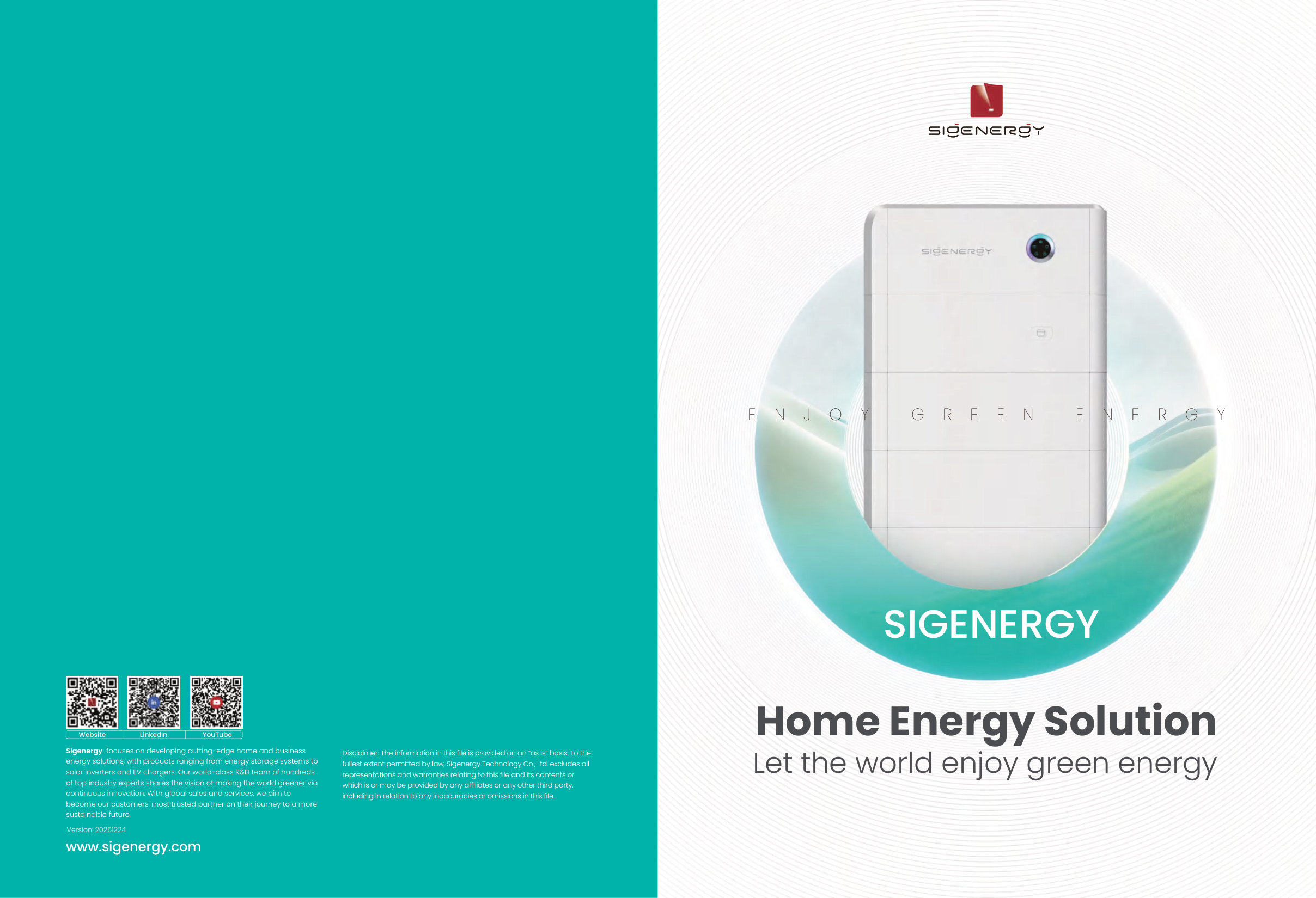 Sigenergy SigenStor BAT 10.0