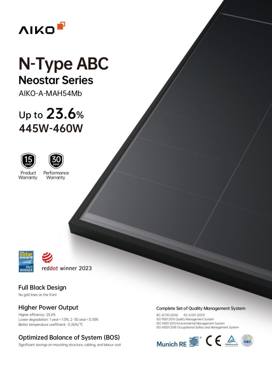 AIKO A-MAH54Mb 460W solar panel