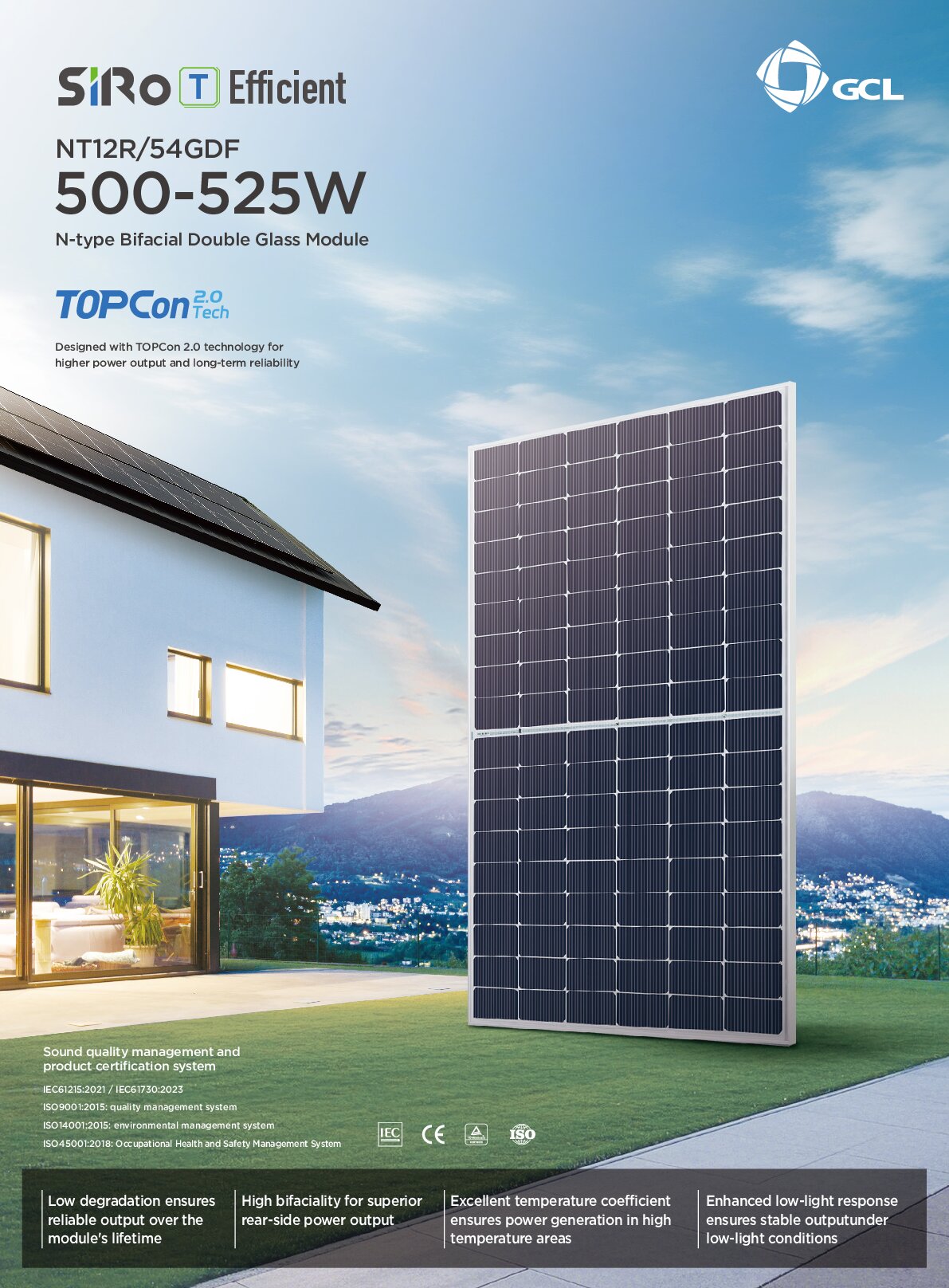 GCL System Integration NT12R/54GDF 500 W
