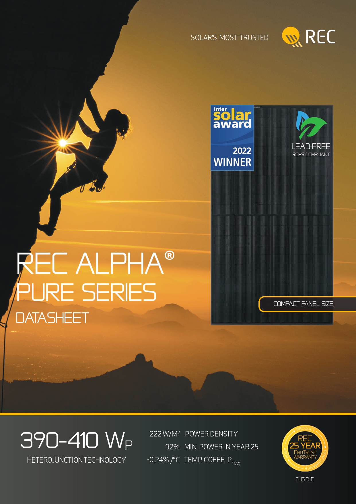 REC Alpha Pure-RX 405W image