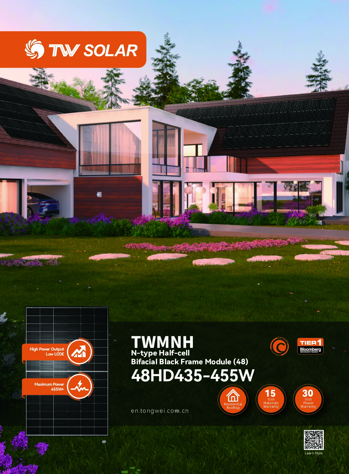 Tongwei TWMNH-48HD 440W