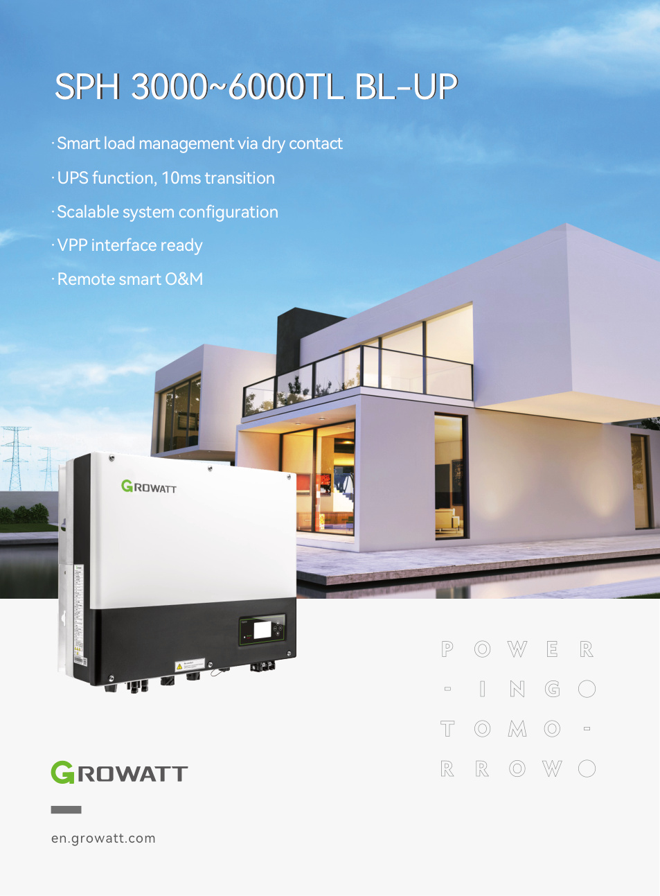 Growatt SPH 6000 TL BL-UP