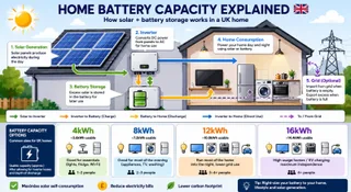 What size battery do I need for my home in the UK