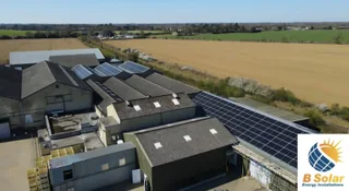 A Farm with solar installed by B Solar Energy