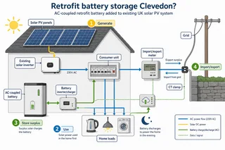 Retro fit battery storage clevedon?