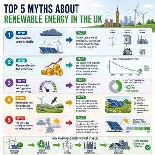 Top 5 Myths About Renewable Energy in the UK