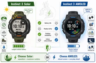 Is the Garmin Instinct 3 Solar or AMOLED better for you?
