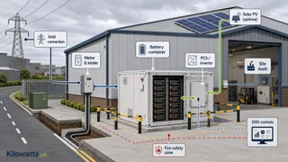 Commercial battery storage for UK businesses: UK business
