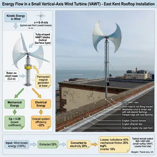 Flower Turbines for Kent coastal rooftops